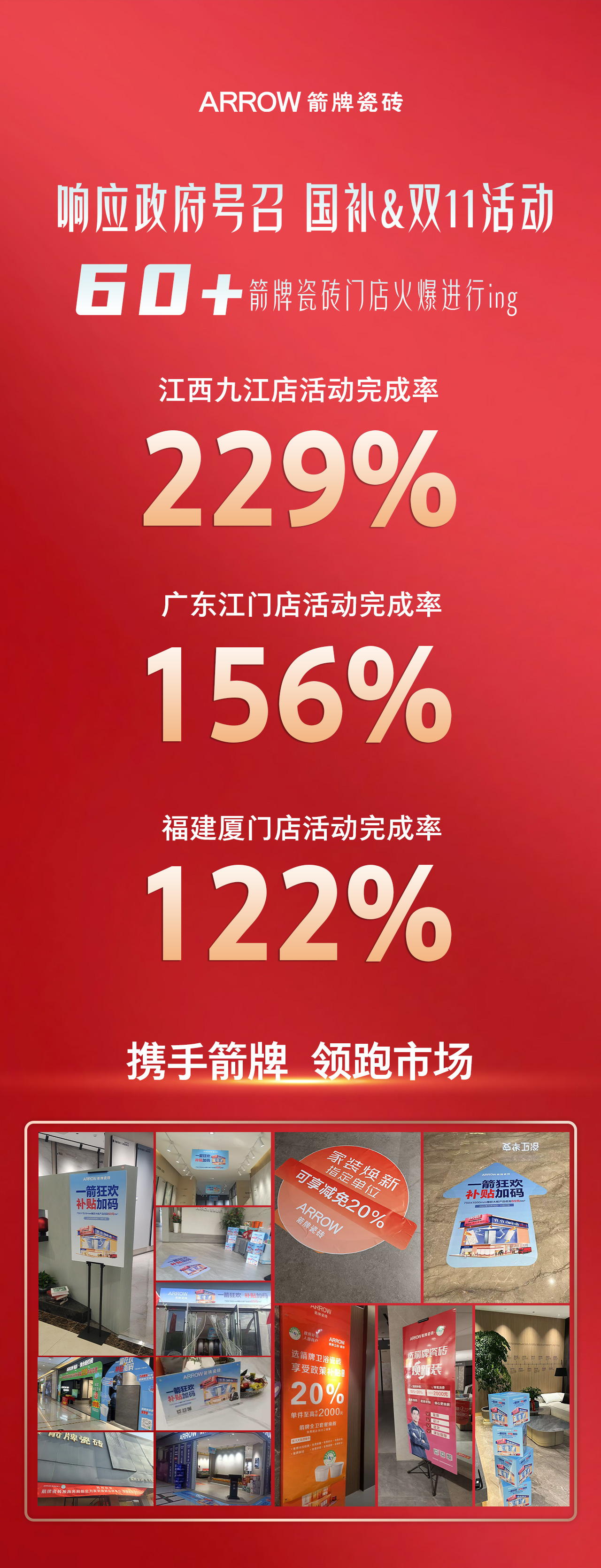 双补狂欢！箭牌瓷砖双11活动持续突破硕果累累(图1)