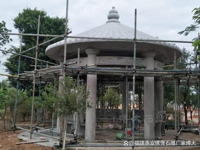 石雕凉亭的制作与地域特色(图3)