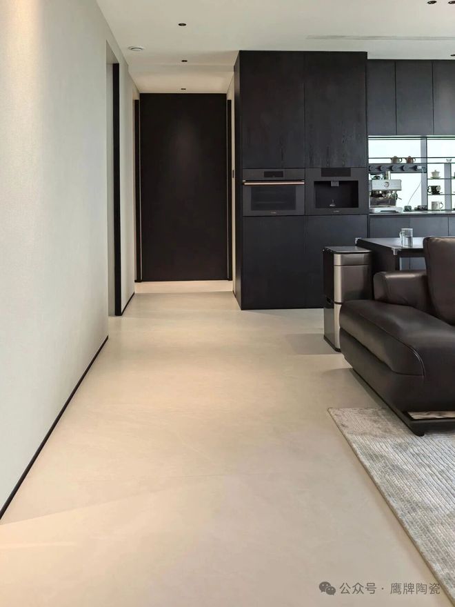 鹰牌陶瓷百万案例｜126㎡现代简约风选对瓷砖高级感直接拉满(图3)