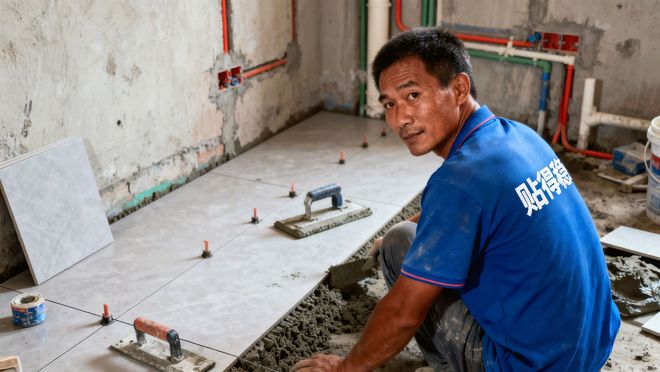 瓷砖空鼓老返修？贴得稳高碳背胶：高碳技术+航天品质！(图1)