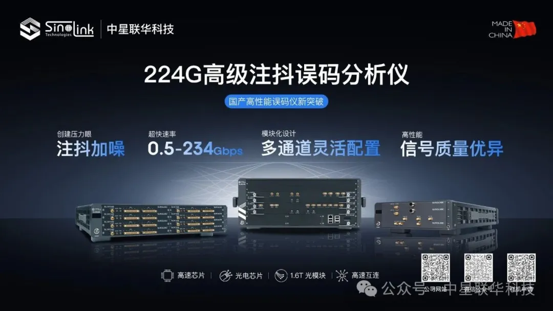 别让微小抖动吞噬百万美元！中星联华发布224G误码仪为16T算力深水投下“压舱石”(图1)